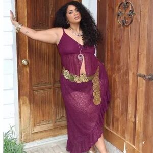 Festi Asymmetrical Maxi Skirt